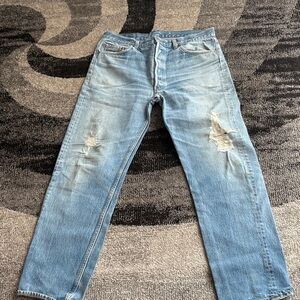 Levi's Light Blue Straight Leg Jeans